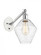 Cindyrella - 1 Light - 8 inch - White Polished Chrome - Adjustable Sconce (3442|317-1W-WPC-G654-8)
