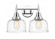 Caden - 2 Light - 17 inch - Polished Chrome - Bath Vanity Light (3442|447-2W-PC-G713-LED)