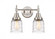 Caden - 2 Light - 14 inch - Satin Nickel - Bath Vanity Light (3442|447-2W-SN-G513-LED)