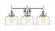 Caden - 3 Light - 26 inch - Polished Chrome - Bath Vanity Light (3442|447-3W-PC-G713-LED)