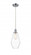 Cindyrella - 1 Light - 7 inch - Polished Chrome - Cord hung - Mini Pendant (3442|516-1P-PC-G652-7-LED)