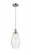 Cindyrella - 1 Light - 7 inch - Polished Chrome - Cord hung - Mini Pendant (3442|516-1P-PC-G654-7)