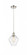 Cindyrella - 1 Light - 8 inch - Polished Nickel - Cord hung - Mini Pendant (3442|516-1P-PN-G654-8-LED)