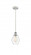 Cindyrella - 1 Light - 6 inch - White Polished Chrome - Cord hung - Mini Pendant (3442|516-1P-WPC-G652-6-LED)