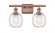 Belfast - 2 Light - 16 inch - Antique Copper - Bath Vanity Light (3442|516-2W-AC-G1013-LED)