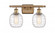 Belfast - 2 Light - 16 inch - Brushed Brass - Bath Vanity Light (3442|516-2W-BB-G1013-LED)