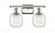 Belfast - 2 Light - 16 inch - Polished Nickel - Bath Vanity Light (3442|516-2W-PN-G1013-LED)
