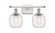 Belfast - 2 Light - 16 inch - White Polished Chrome - Bath Vanity Light (3442|516-2W-WPC-G1013)