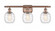 Belfast - 3 Light - 26 inch - Antique Copper - Bath Vanity Light (3442|516-3W-AC-G1013)