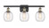 Belfast - 3 Light - 26 inch - Black Antique Brass - Bath Vanity Light (3442|516-3W-BAB-G1013-LED)