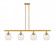 Belfast - 4 Light - 48 inch - Satin Gold - Cord hung - Island Light (3442|516-4I-SG-G1013)