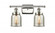 Bell - 2 Light - 16 inch - Polished Nickel - Bath Vanity Light (3442|916-2W-PN-G58-LED)