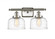 Bell - 2 Light - 18 inch - Brushed Satin Nickel - Bath Vanity Light (3442|916-2W-SN-G713-LED)