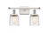 Bell - 2 Light - 16 inch - White Polished Chrome - Bath Vanity Light (3442|916-2W-WPC-G513-LED)