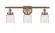 Bell - 3 Light - 26 inch - Antique Copper - Bath Vanity Light (3442|916-3W-AC-G513)