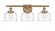 Bell - 3 Light - 28 inch - Brushed Brass - Bath Vanity Light (3442|916-3W-BB-G713-LED)