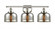 Bell - 3 Light - 28 inch - Polished Nickel - Bath Vanity Light (3442|916-3W-PN-G78)