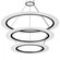 Large Triple LED Ring Pendant (107|2076.25)