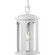 Gables Collection One-Light Coastal Satin White Clear Glass Outdoor Wall Lantern (149|P550050-028)