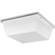 Hard Nox Collection White 12'' Square Flush Mount Light (149|P550113-028-30)