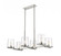 6 Light Linear Chandelier (276|3032-6L-PN)