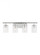 Oslo dimmable 4-light wall bath sconce in a chrome finish with clear seeded glass shade (38|41173-05)