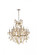 Maria Theresa 13 light Golden Teak Chandelier Golden Teak (Smoky) Royal Cut Crystal (758|2800D27GT-GT/RC)