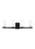 Alturas indoor dimmable 4-light wall bath sconce chandelier in a midnight black finish and etched wh (38|4424604-112)