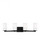Hettinger traditional indoor dimmable 4-light wall bath sconce in a midnight black finish with etche (38|4439104-112)