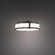 CONSTANTINE 18IN FLUSH MOUNT 3000K (16|FM-27218-BK)