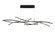 DIVERGENCE 64IN LINEAR PENDANT 3000K (16|PD-60964-BK)