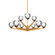 Double Bubble Chandelier Light (3612|PD-82027-AB)