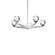 Double Bubble Chandelier Light (3612|PD-82024-SN)