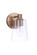 Emilio 1 Light Wall Sconce in Satin Brass (20|12605SB1)
