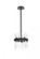 Serena 10 inch crystal round pendant in black (758|2200D10BK)