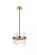 Serena 12 Inch Crystal Round Pendant in Satin Gold (758|2200D12SG)