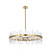Serena 36 inch crystal round chandelier in satin gold (758|2200D36SG)