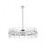 Serena 36 inch crystal round chandelier in chrome (758|2200D36C)
