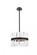 Serephina 16 inch crystal round pendant light in black (758|6200D16BK)