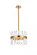 Serephina 16 inch crystal round pendant light in satin gold (758|6200D16SG)