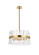 Serephina 20 inch crystal round pendant light in satin gold (758|6200D20SG)
