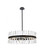Serephina 32 inch crystal round chandelier light in black (758|6200D32BK)