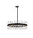 Serephina 36 inch crystal round chandelier light in black (758|6200D36BK)