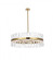 Serephina 36 inch crystal round chandelier light in satin gold (758|6200D36SG)