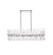 Serephina 42 inch crystal rectangle chandelier light in chrome (758|6200G42C)
