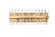 Serephina 30 inch crystal bath sconce in satin gold (758|6200W30SG)