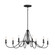 Oval Chandelier 8Lt (10687|52457BKT)