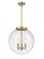 Beacon - 3 Light - 16 inch - Antique Brass - Cord hung - Pendant (3442|221-3S-AB-G202-16-LED)