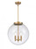 Beacon - 3 Light - 16 inch - Brushed Brass - Stem hung - Pendant (3442|221-3S-BB-G202-16-LED)