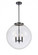 Beacon - 3 Light - 18 inch - Matte Black - Stem hung - Pendant (3442|221-3S-BK-G202-18)